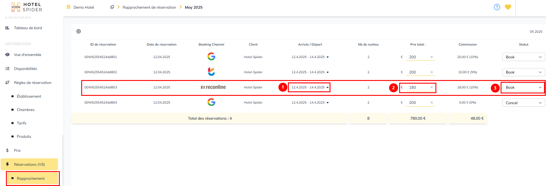 FR_Reservations list Hotel-Spider.PNG